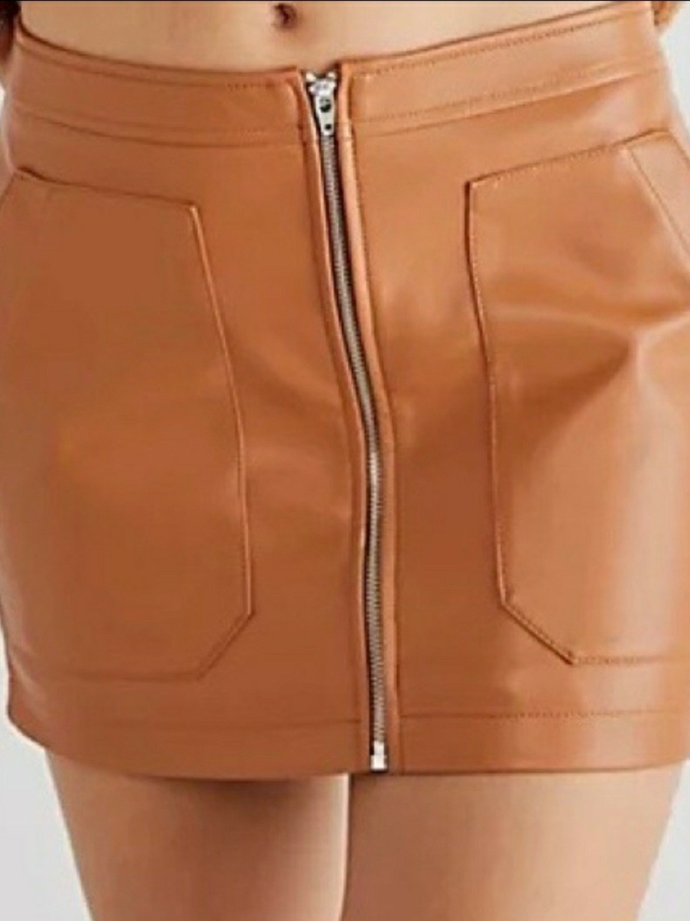 Free People Maya Mod Vegan Mini Skirt